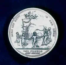 Medal commemorating the discovery of smallpox vaccination in 1796 (1800). Creator: Unknown