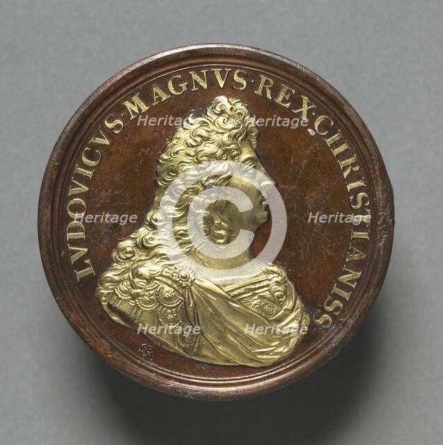 Medal Commemorating the Founding of Saarlouis, 1688. Creator: Joseph Roettiers (Flemish, 1635-1703).