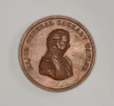 Medal commemorating Major General Zachary Taylor, 1847. Creator: Charles C. Wright