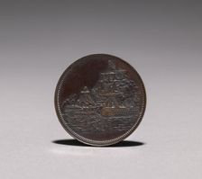 Medal: Constitution and Guerriere, 1812, 1812. Creator: Unknown