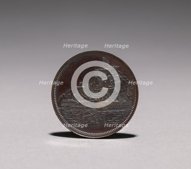 Medal: Constitution and Guerriere, 1812, 1812. Creator: Unknown.