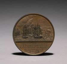 Medal: George, Prince Regent (reverse). Creator: Thomas Wyon (British, 1792-1817)