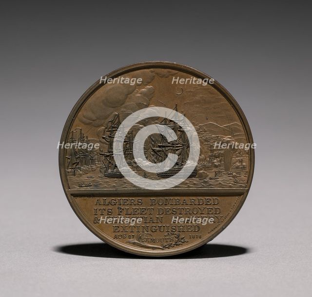 Medal: George, Prince Regent (reverse). Creator: Thomas Wyon (British, 1792-1817).