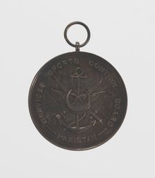 Medal given to Althea Gibson by the Armed Forces of Pakistan, 1956. Creator: Unknown