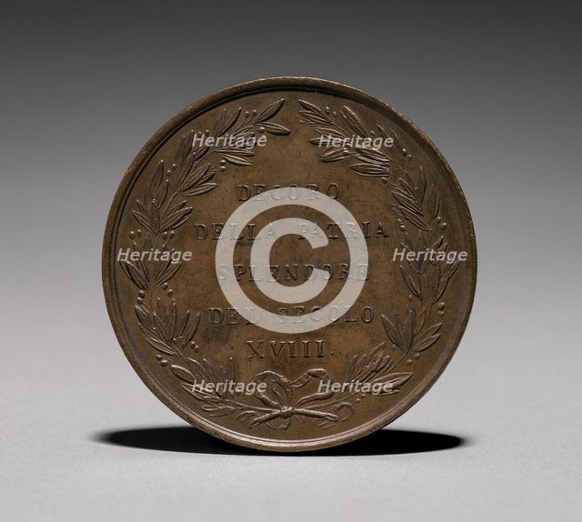 Medal: Guiseppe Rossi Pittore (reverse). Creator: Luigi Cossa (Italian, 1789-1867).