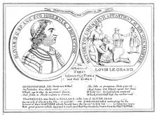 Medal from the time of Oliver Cromwell, 17th century