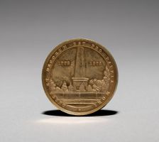 Medal: In Commemoration of the Battle and Massacre of Wyoming, 3 July 1778 (reverse), 1878. Creator: Unknown