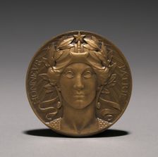 Medal (obverse), 1914-1916. Creator: Auguste Dujardin (French, 1847-1918)