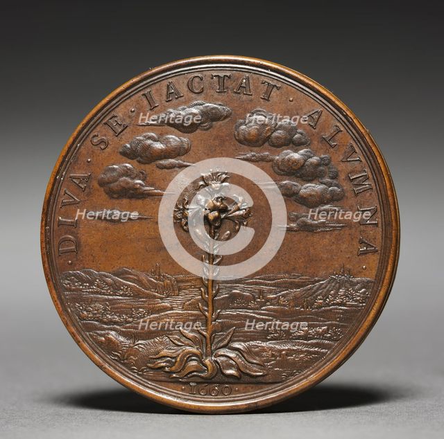 Medal of Anne of Austria (reverse), 1660. Creator: Jean Warin (French, 1604-1672).