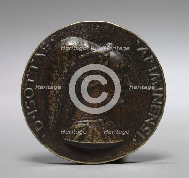 Medal of Isotta degli Atti da Rimini (obverse), 15th century. Creator: Matteo de' Pasti (Italian, 1420-1467/68).