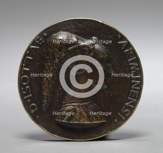 Medal of Isotta degli Atti da Rimini (obverse) and (reverse), 15th century. Creator: Matteo de' Pasti (Italian, 1420-1467/68).