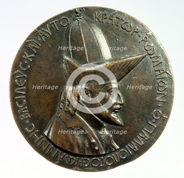 Medal of John VIII Palaeologus, Byzantine, c1440. Artist: Pisanello
