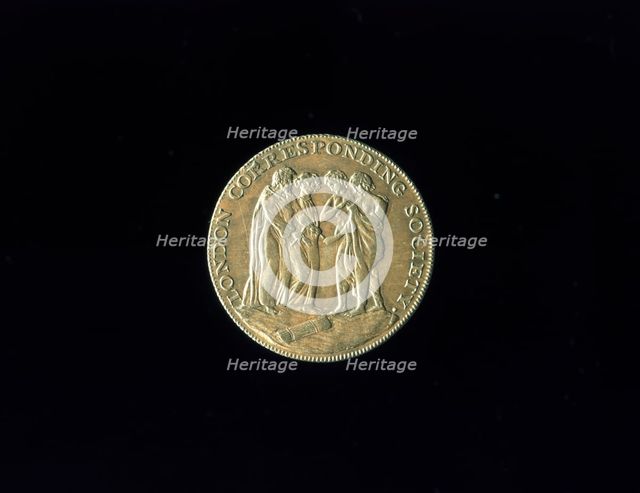 Medal of the London Corresponding Society, c1792-c1799. Creator: Unknown.