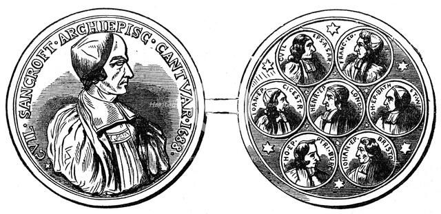 Medal of the Seven Bishops, 18th century (19th century). Artist: Unknown