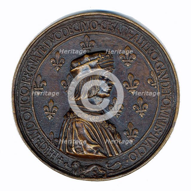 Medal, Louis XII & Anne Of Brittany, French, 15th century. Creator: Unknown.