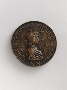Medal Louis XII, King of France (r. 1498-15155), and Anne of Brittany (1476-1514), French, ca. 1499. Creator: Unknown