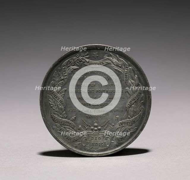 Medal: Lieutenant General T. J. Jackson (reverse). Creator: Armand Auguste Caqué (French, 1793-1881).