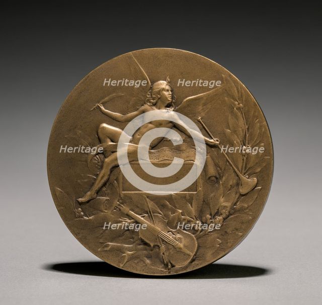 Medal (reverse), 1900s. Creator: Marie Alexandre Lucien Coudray (French, 1864-1932).