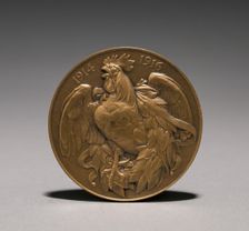 Medal (reverse), 1914-1916. Creator: Auguste Dujardin (French, 1847-1918)