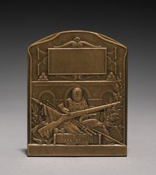 Medal (reverse), 1914-1918. Creator: Emile André Boisseau (French, 1842-1923)