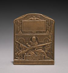 Medal (reverse), 1914-1918. Creator: Emile André Boisseau (French, 1842-1923)