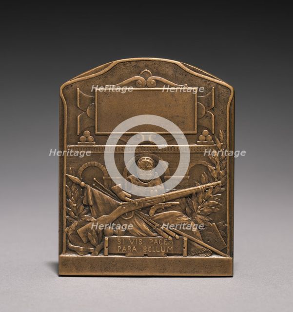 Medal (reverse), 1914-1918. Creator: Emile André Boisseau (French, 1842-1923).