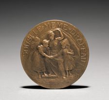 Medallion (obverse). Creator: Charles-Theodore Perron (French, 1862-1934)