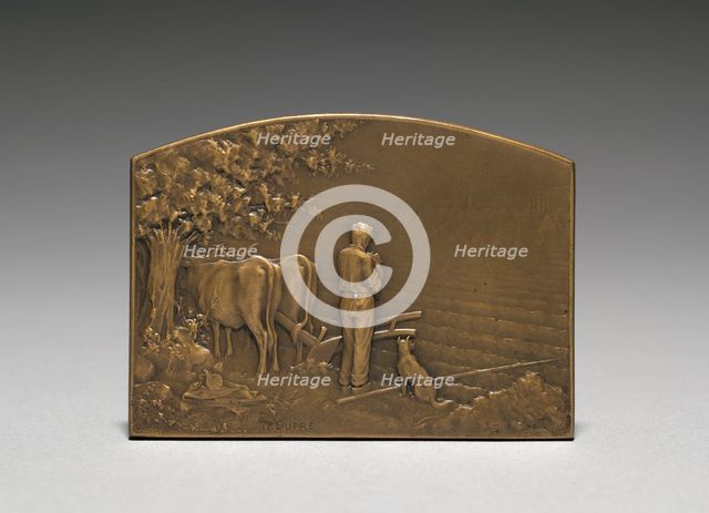 Medallion (obverse). Creator: Jules Dupré (French, 1811-1889).