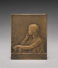 Medallion (obverse). Creator: Jules Dupré (French, 1811-1889)