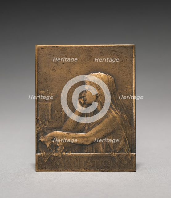 Medallion (obverse). Creator: Jules Dupré (French, 1811-1889).