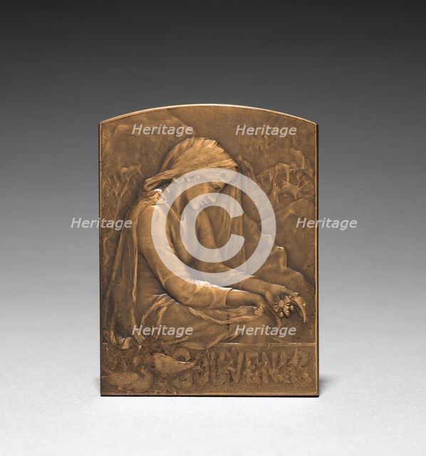Medallion (obverse). Creator: Marie Alexandre Lucien Coudray (French, 1864-1932).