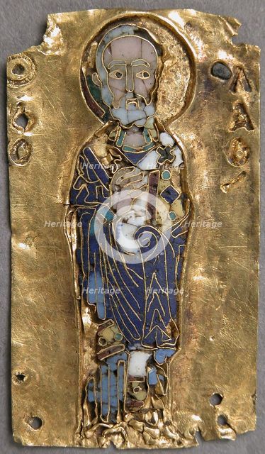 Medallion of St. Nicholas, Byzantine, 11th century. Creator: Unknown.
