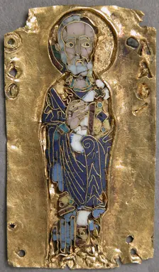 Medallion of St. Nicholas, Byzantine, 11th century. Creator: Unknown