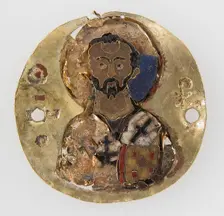 Medallion of St. John Chrysostom, Byzantine, 10th-11th century. Creator: Unknown