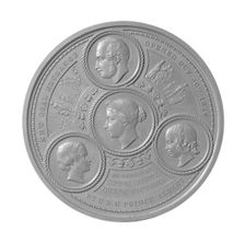Medallion commemorating the opening of the Coal Exchange, 1849. Creator: Unknown