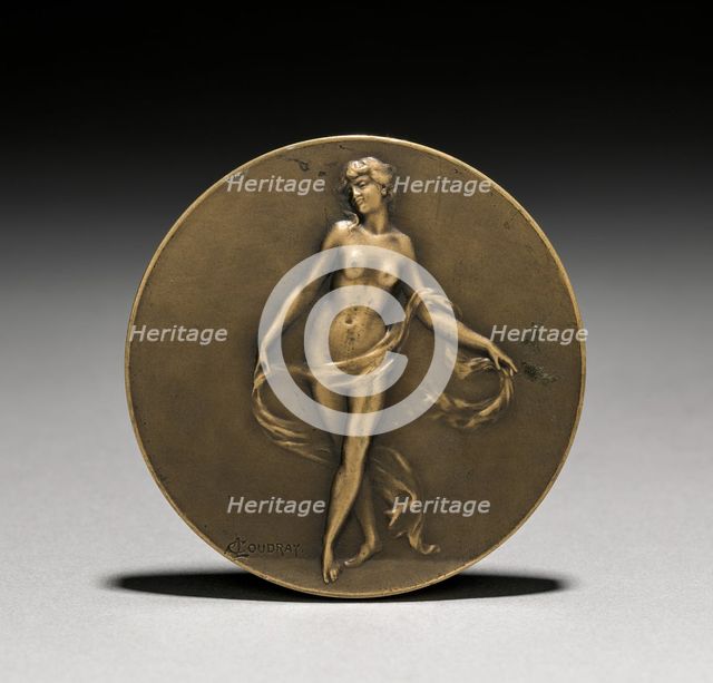 Medallion, "Dancing Nude", 1800's. Creator: Unknown.