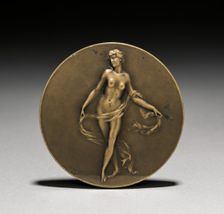 Medallion, "Dancing Nude", 1800's. Creator: Unknown