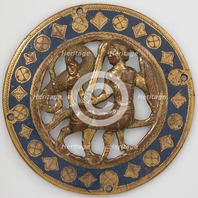 Medallion, French, 13th century (before 1227). Creator: Unknown.