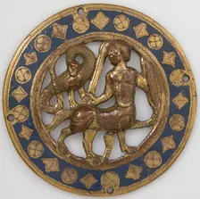 Medallion, French, 13th century (before 1227). Creator: Unknown