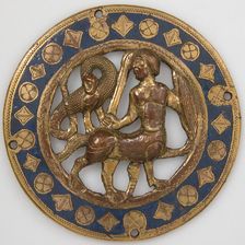 Medallion, French, 13th century (before 1227). Creator: Unknown