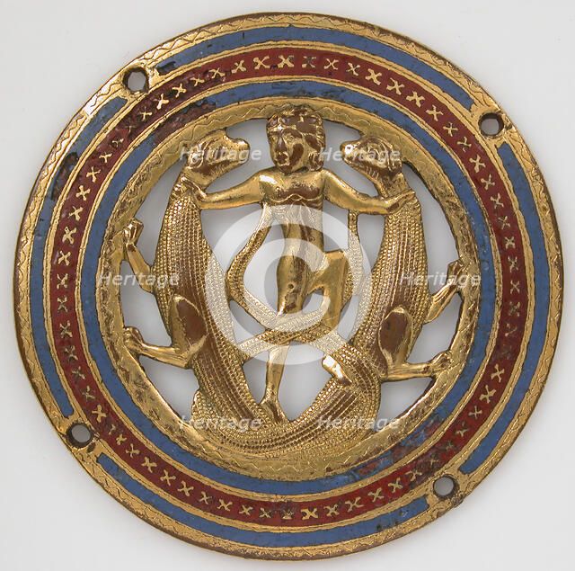 Medallion from a Coffret, French, ca. 1210. Creator: Unknown.
