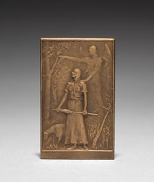 Medallion: Jeanne dArc (obverse). Creator: Daniel Dupuis (French, 1819-1899)