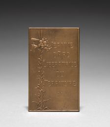 Medallion: Jeanne dArc (reverse). Creator: Daniel Dupuis (French, 1819-1899)