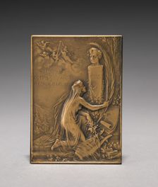 Medallion (reverse), 1903. Creator: Jules Dupré (French, 1811-1889)