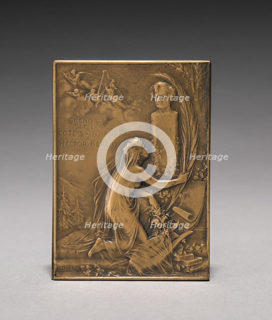Medallion (reverse), 1903. Creator: Jules Dupré (French, 1811-1889).