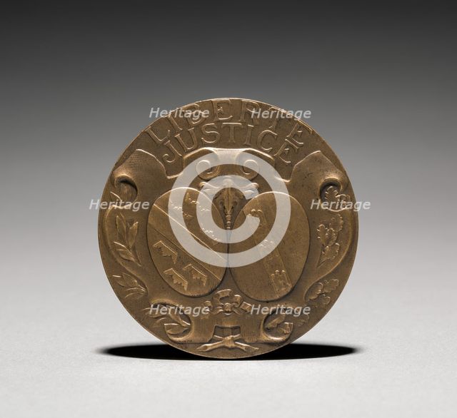 Medallion (reverse). Creator: Charles-Theodore Perron (French, 1862-1934).