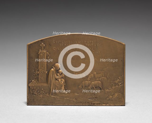 Medallion (reverse). Creator: Jules Dupré (French, 1811-1889).
