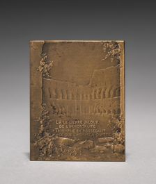 Medallion (reverse). Creator: Jules Dupré (French, 1811-1889)