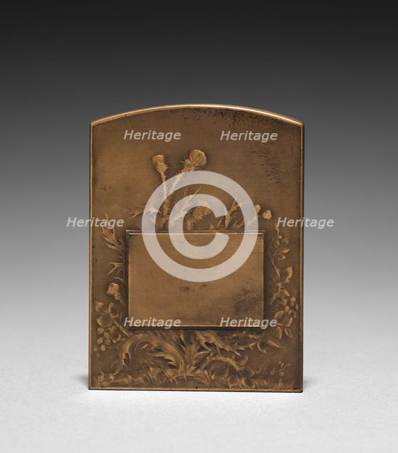Medallion (reverse). Creator: Marie Alexandre Lucien Coudray (French, 1864-1932).