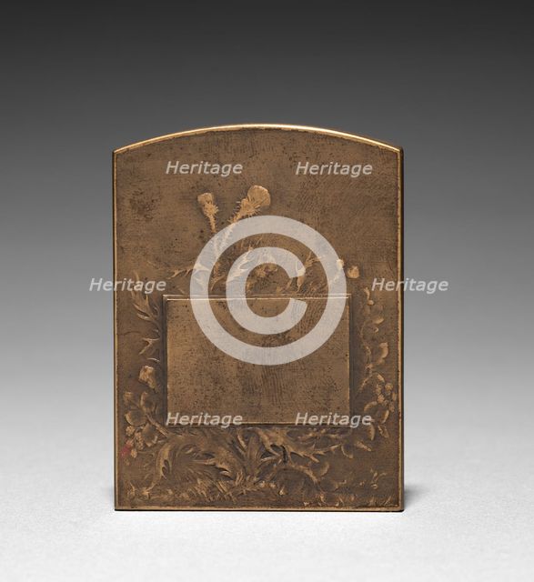 Medallion (reverse). Creator: Marie Alexandre Lucien Coudray (French, 1864-1932).
